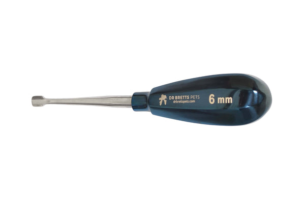 Veterinary Dental Instruments Winged Luxator Elevator 6mm - Short Handle