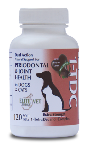 Veterinary Dental 1-TDC Periodontal and Joint Health 120 soft gels (Buy 11 + 1 Free) - Dr Bretts Pets