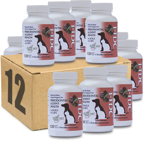 Veterinary Dental 1-TDC Periodontal and Joint Health 120 soft gels (Buy 11 + 1 Free) - Dr Bretts Pets