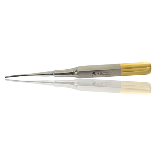 Veterinary Dental Instruments Concave 1.3 mm Canine Deciduous Luxator Elevator