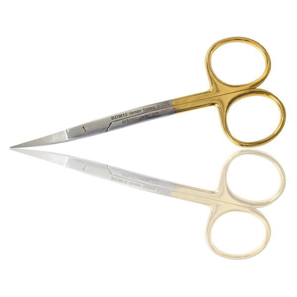 Veterinary Dental Instruments LaGrange Scissors, 4 1/4, Super Cut, Double Curve
