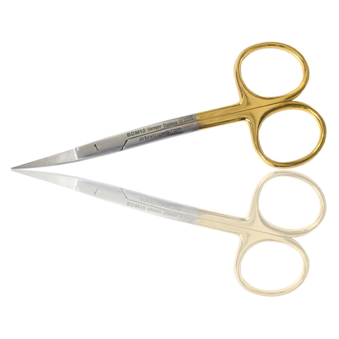 Veterinary Dental Instruments LaGrange Scissors, 4 1/4, Super Cut, Double Curve