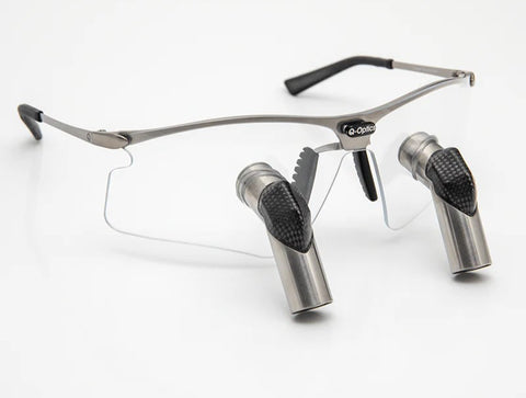 Q-Optics ErgoAngle 3.5x Loupes + Cordless LED Headlight Package