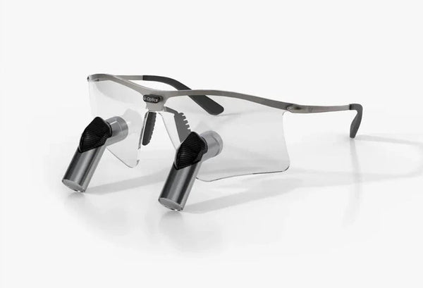 Q-Optics ErgoAngle 3.5x Loupes + Cordless LED Headlight Package