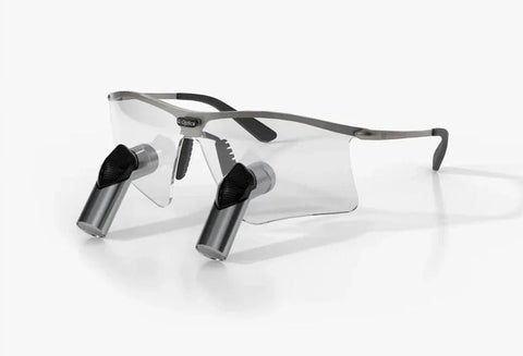 Q-Optics ErgoAngle 3.5x Loupes + Cordless LED Headlight Package