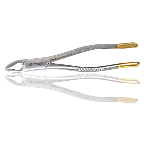 Veterinary Dental Instruments Atraumatic Extraction Forceps, Slightly Curved