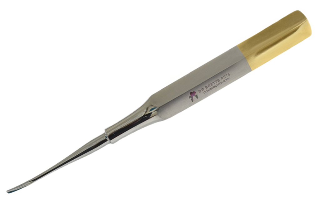 Deciduous Instruments Veterinary Dental Instruments Convex 1.3 mm Canine Luxator Elevator ...