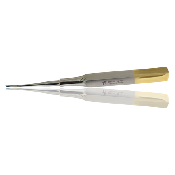 Deciduous Instruments Veterinary Dental Instruments Convex 1.3 mm Canine Luxator Elevator ...
