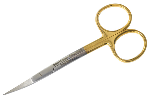 Veterinary Dental Instruments LaGrange Scissors, 4 1/4, Super Cut, Double Curve